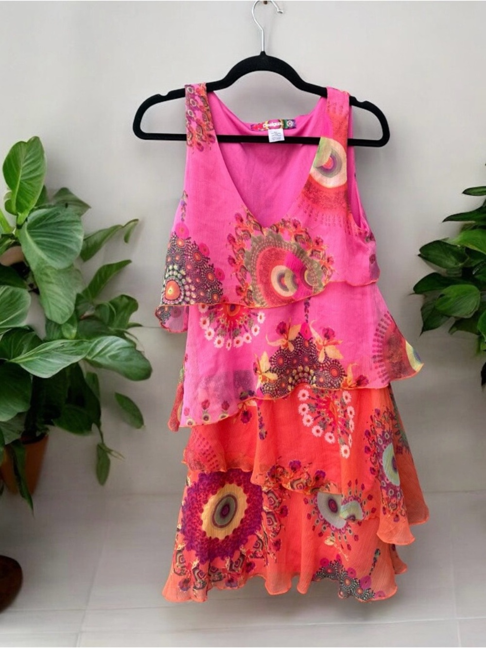 Desigual Lina Dress in Rosa Antiguo Size 4 - Picture 2 of 3